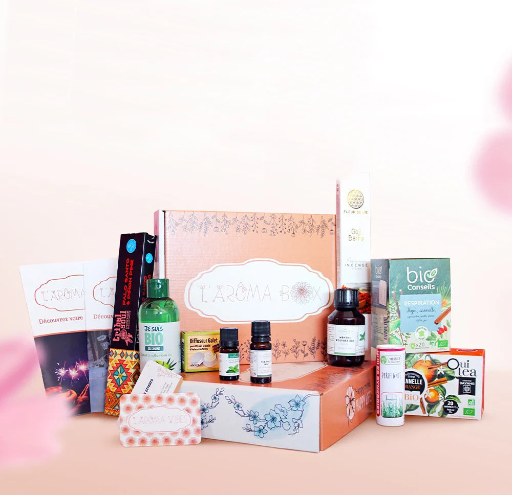 L'ArômaBox : Votre Pause Bien-Être Mensuelle